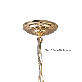 IL90002  Ceiling Plate 13.5cm And Bracket French Gold
